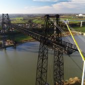 Pont transbordeur du Martrou. 16/01/2020.